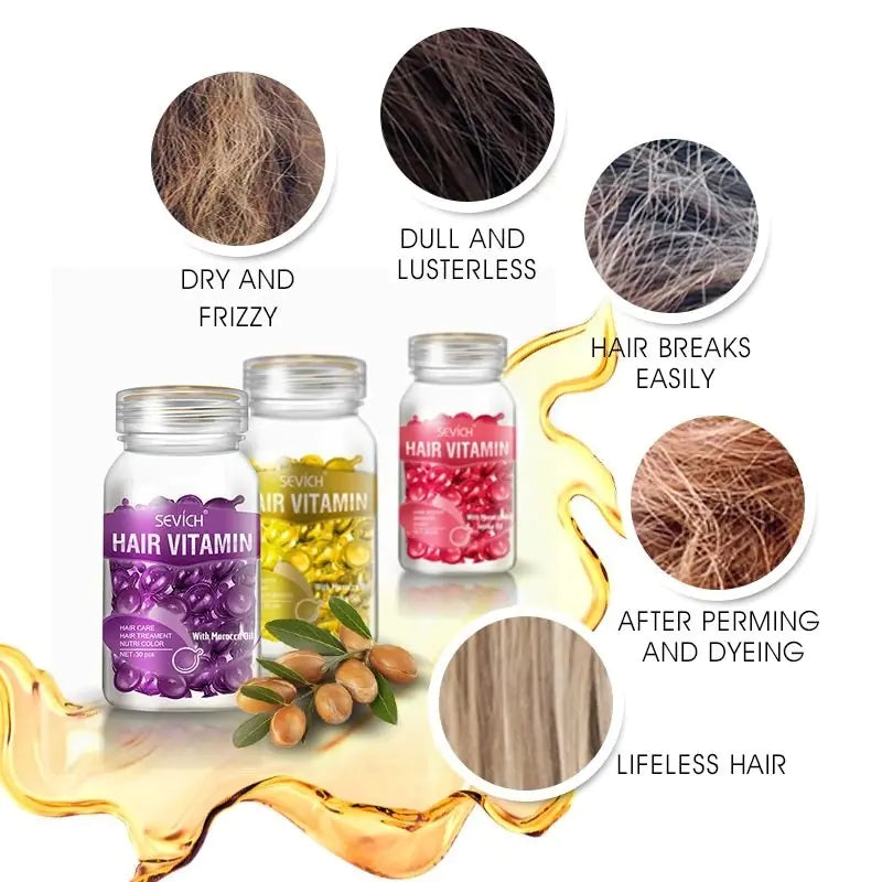 Hair Serum Vitamin Capsules