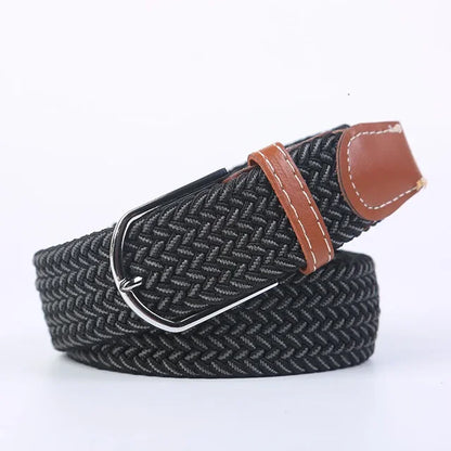 Casual Woven Fabric Elastic Belts