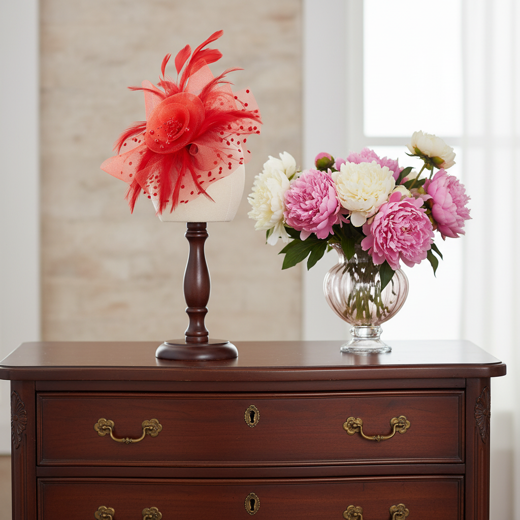 KOKO Mesh Feather Headband Fascinators