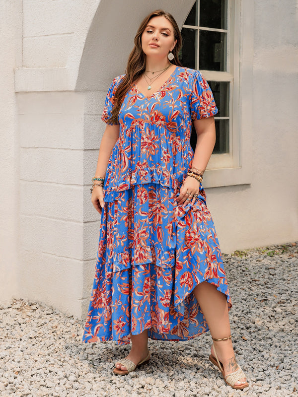 Rustty Dustty Plus Size Viscose Boho Dress