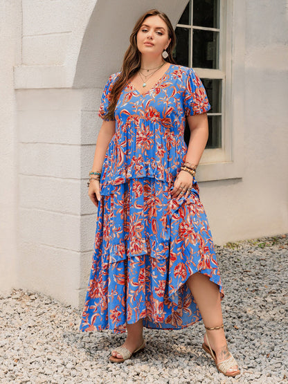 Rustty Dustty Plus Size Viscose Boho Dress