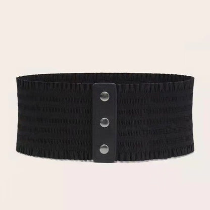 Domed Elastic Wide Belts