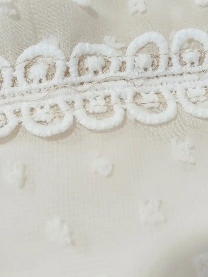 Chiffon Polka Dot Baby Doll Shortie Nightie