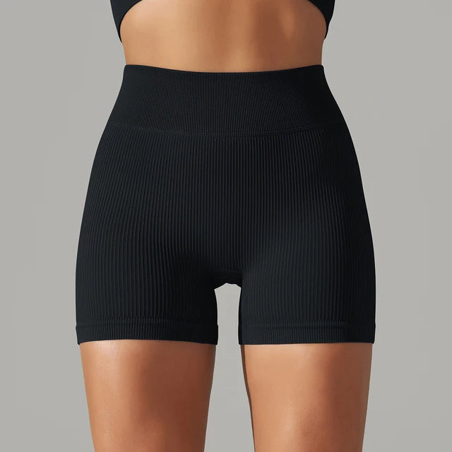 Honey Vegas Seamless High Waist Rib Shortie Boxer Briefs