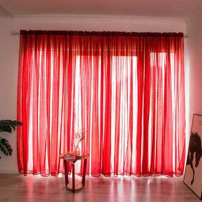 Classic Sheer Polyester Gauze Curtains