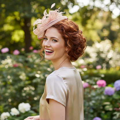 Hemp & Feather Hairpin Fascinators