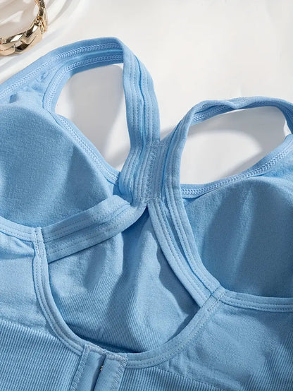 CELILIN Racerback Plus Size Sports Bras