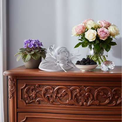 Hemp & Feather Hairpin Fascinators