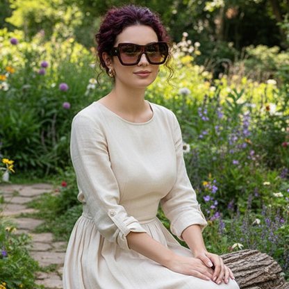 CAESAR Large Frame Integrated Sunglasses