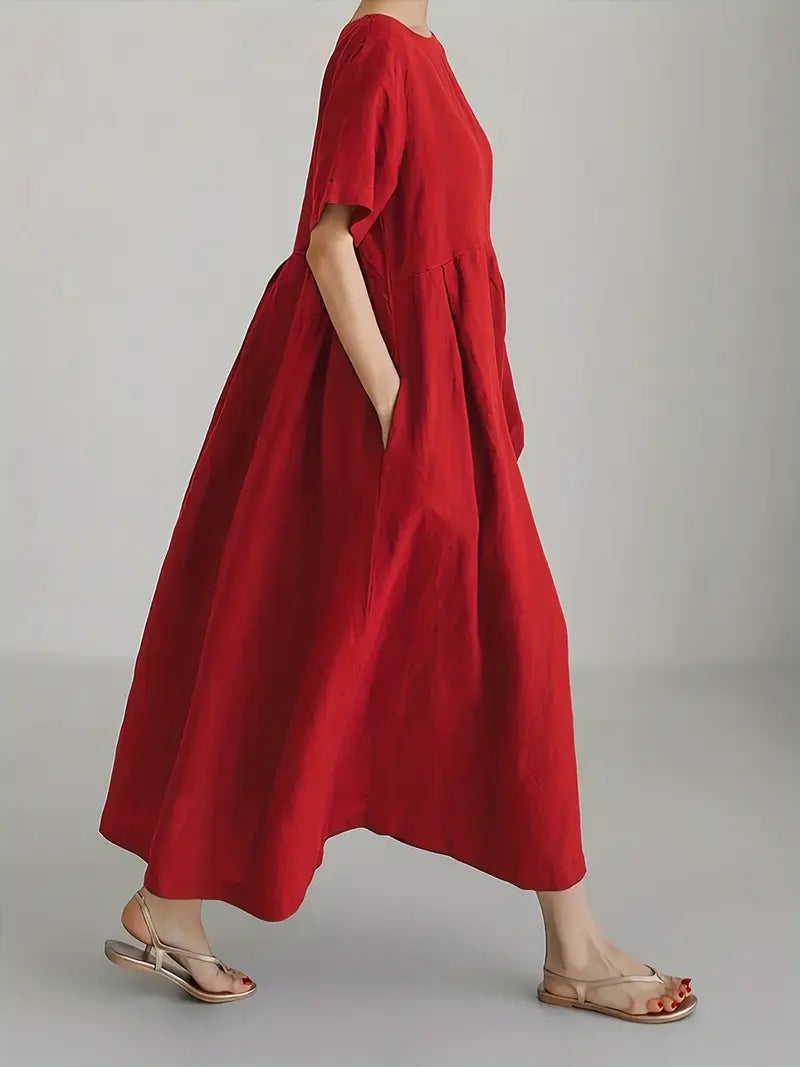 SLPY Linen Maxi Dress