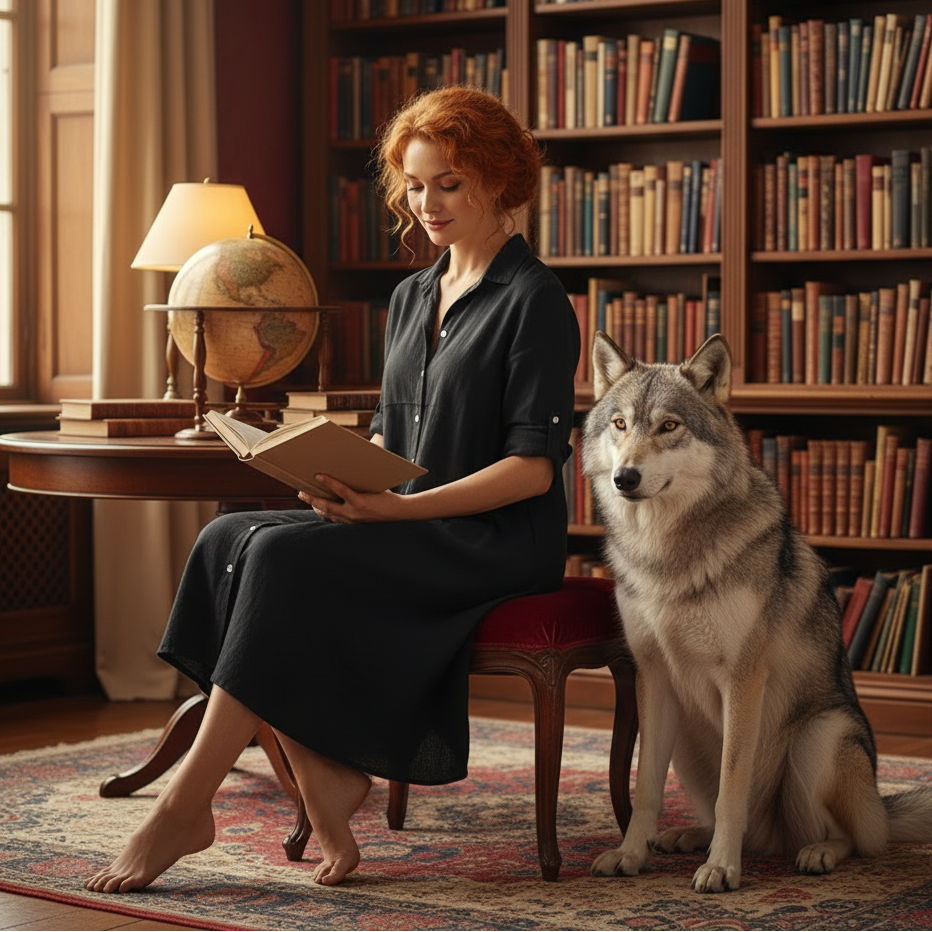 Plus Size Cotton Linen Shirt Dress