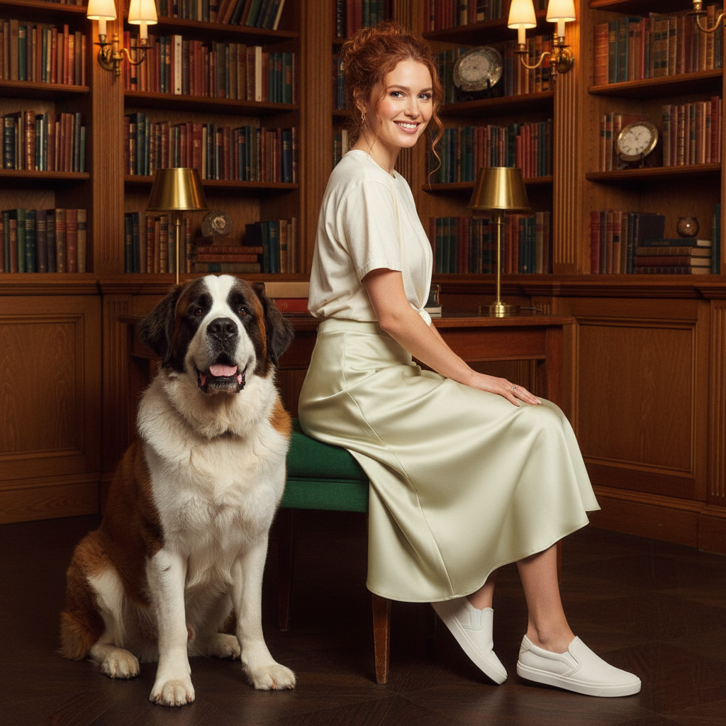 Lady Rose Satin A-Line Skirts