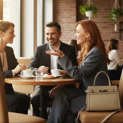 Birkin Inspired Genuine Leather Handbags - The New York Collection