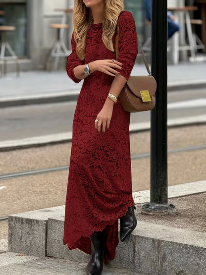 Lace Bohemian Maxi Dress