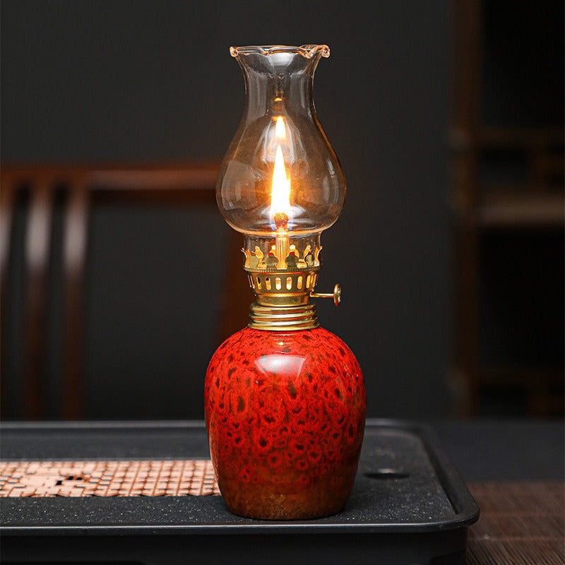 Ceramic Glaze Oil Lamps