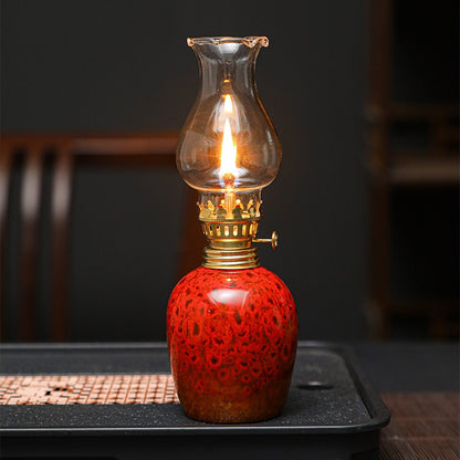 Ceramic Glaze Oil Lamps