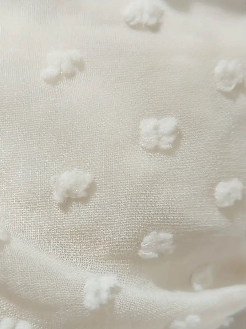 Chiffon Polka Dot Baby Doll Shortie Nightie