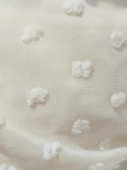 Chiffon Polka Dot Baby Doll Shortie Nightie