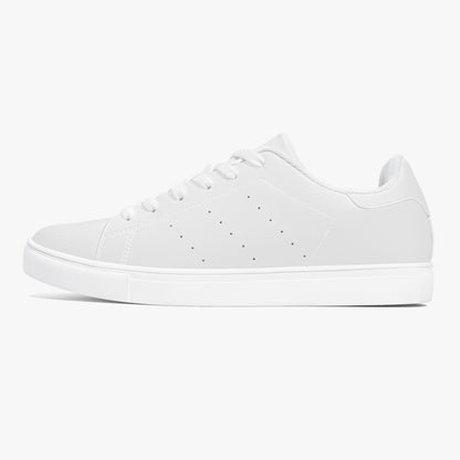 White Classic Low-Top Jensen Leather Sneakers