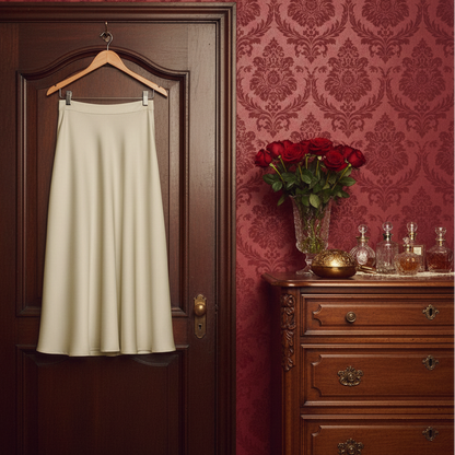 Lady Rose Satin A-Line Skirts