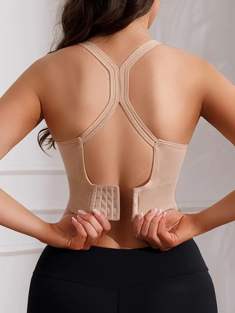 CELILIN Racerback Plus Size Sports Bras
