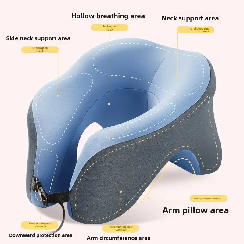 Ergonomic U-Shaped Nap Pillow