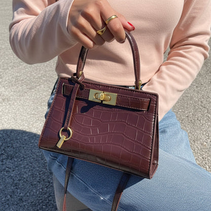 Lee Radziwill Inspired Petite Kelly Crossbody Handbag