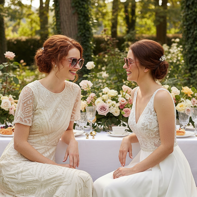 Unique Double-Frame Designer Sunglasses