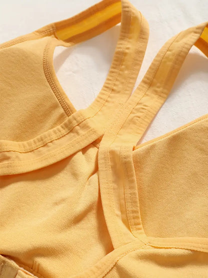 CELILIN Racerback Plus Size Sports Bras