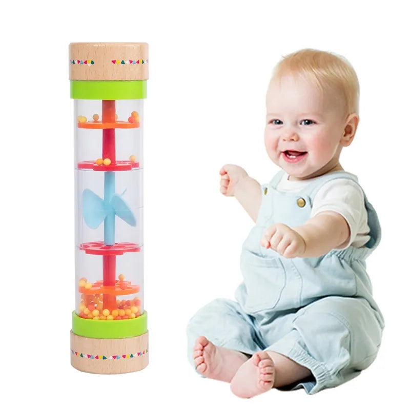 Montessori Rainmaker Wooden Hourglass Toys