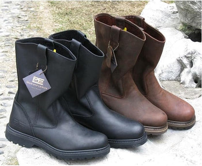 Genuine Cowhide Leather Goodyear Welted Boots