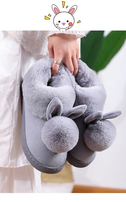 Warm & Fuzzy Bunny Slippers