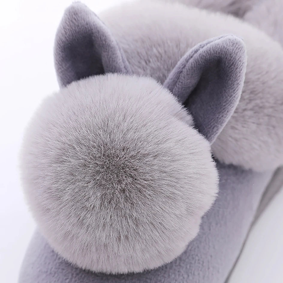 Warm & Fuzzy Bunny Slippers