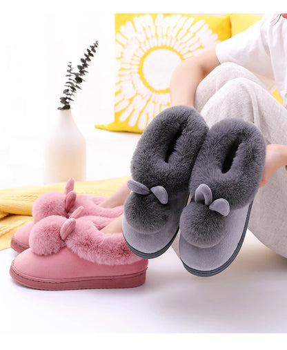 Warm & Fuzzy Bunny Slippers