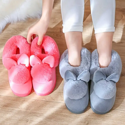 Warm & Fuzzy Bunny Slippers