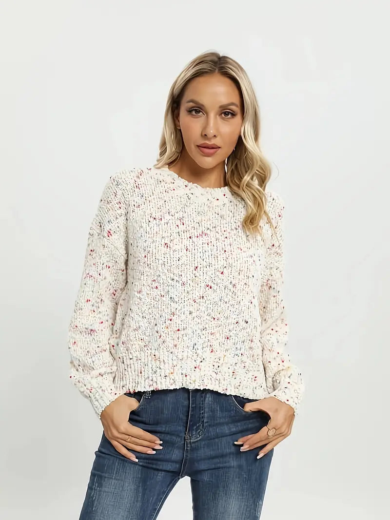 Polka Dot Knitted Sweater