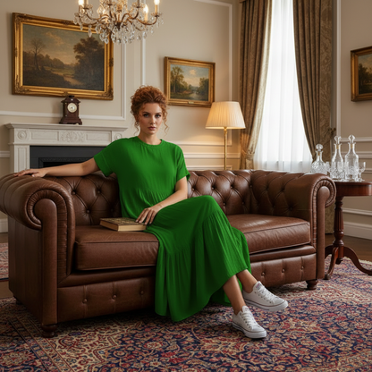 Elegant Tiered Maxi Dress