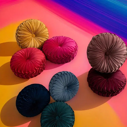 Pumpkin Velvet Throw Pillows