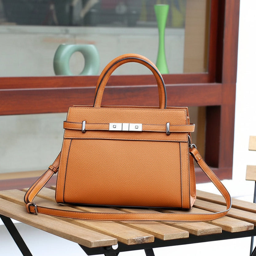 Birkin Inspired Genuine Leather Handbags - The New York Collection