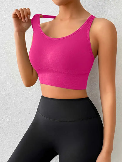 CELILIN Racerback Plus Size Sports Bras