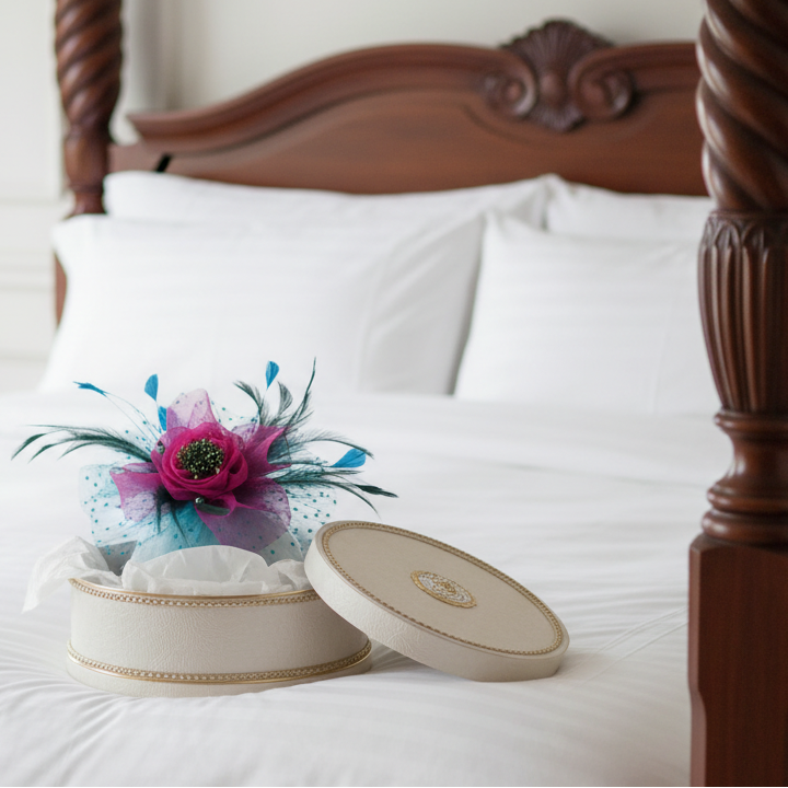 KOKO Mesh Feather Headband Fascinators