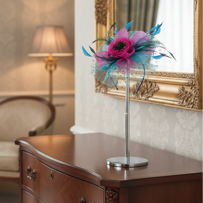 KOKO Mesh Feather Headband Fascinators