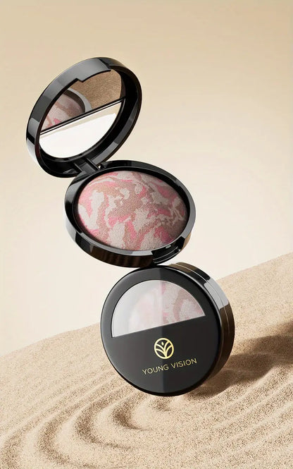 Young Vision MarbleBake 3-in-1 Contour & Glow Baked Vegan Highlighters