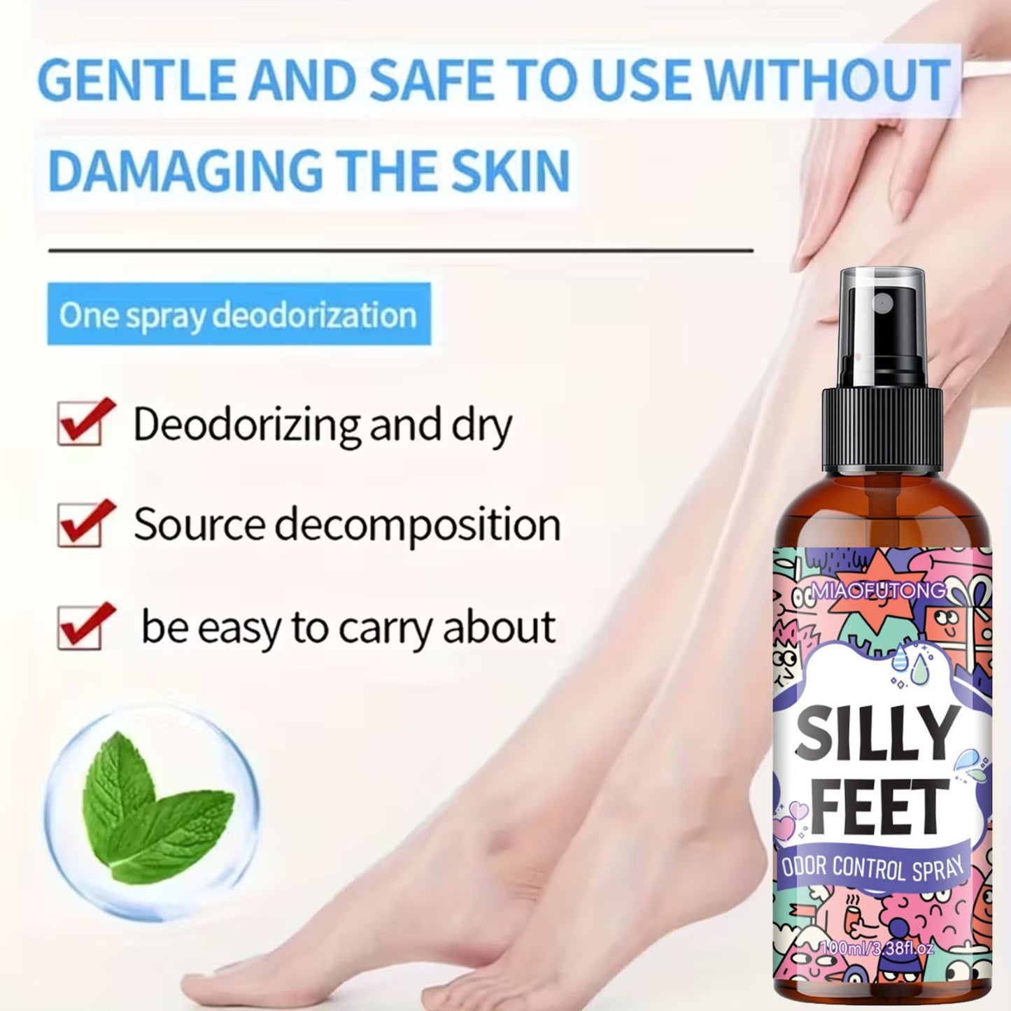 Silly Feet Odor Control Spray