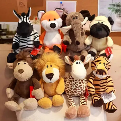 Huggable Plush Jungle Toys