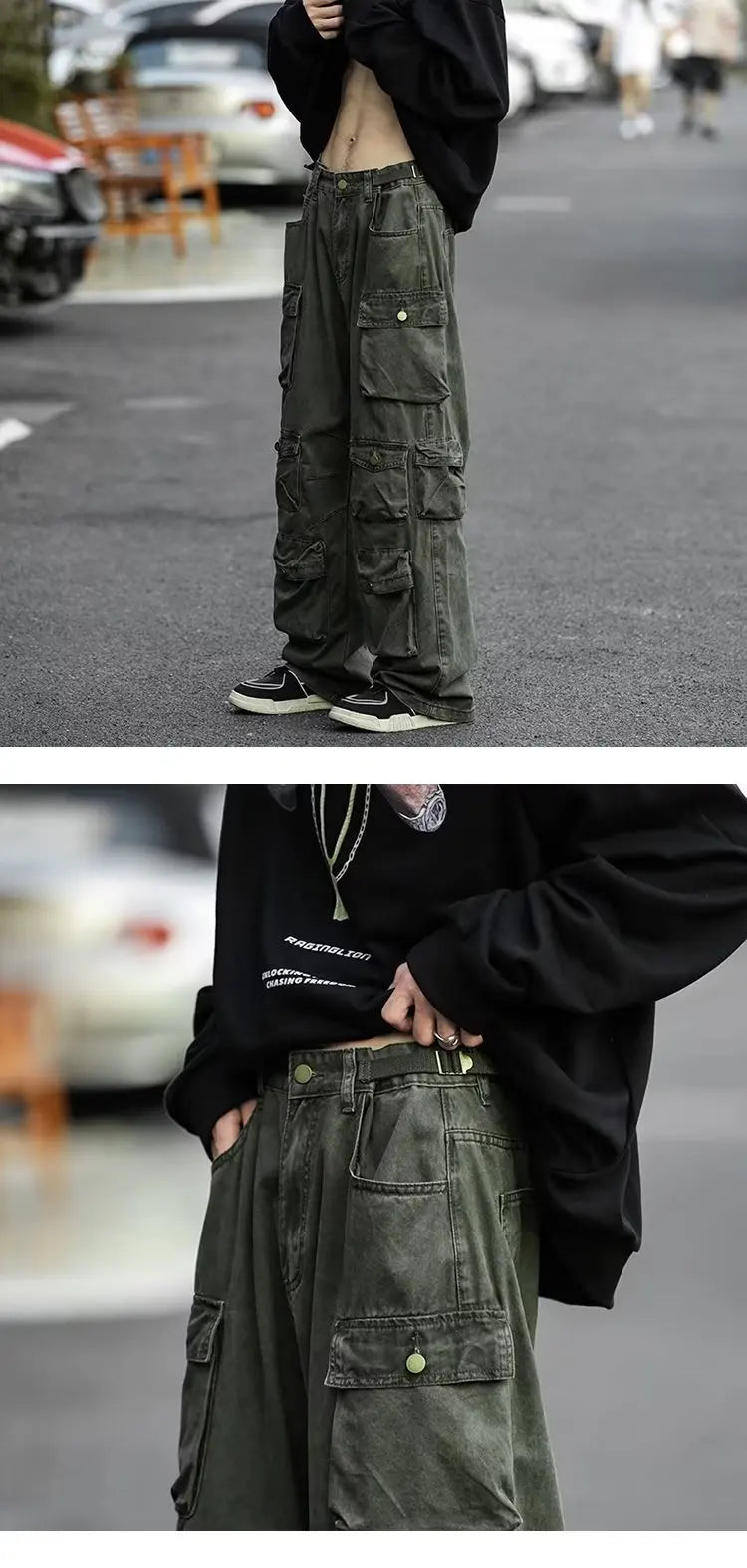 Multi-Pocket Cargo Pants