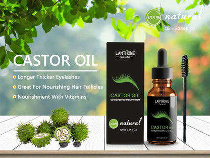 Organic Fast Growth Eyelash & Eyebrow Hair Serum