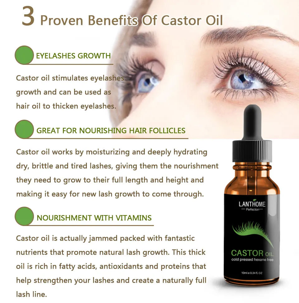 Organic Fast Growth Eyelash & Eyebrow Hair Serum