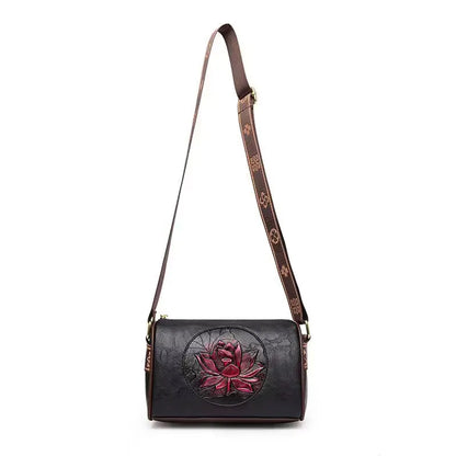 Lanyibaige Floral Embossed Crossbody Bags