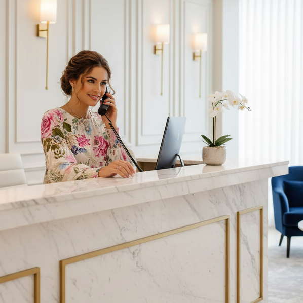 Mia Floral Shirred Cuff Blouse